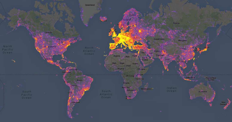 Illustration for article titled Hot Spots: Mapping the World's Most Photographed Locations